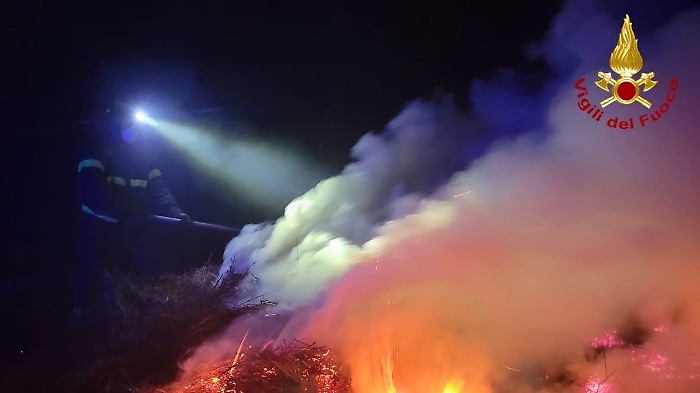 Intervento dei Vigili del Fuoco 
