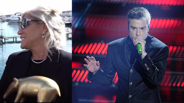 Tapiro d'oro alla mamma di Fedez a Striscia la notizia. Tatiana a Staffelli: "Io sono una mamma s****a. Spero in un secondo matrimonio"