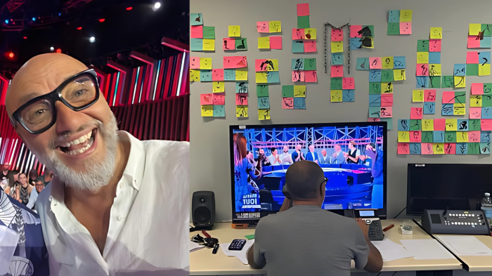 Affari Tuoi torna stasera in tv, mercoled&igrave; 26 febbraio su Rai 1: ecco la stanza del Dottore piena di disegni. Scopri la tecnica dello&nbsp;Zentagle per meditare