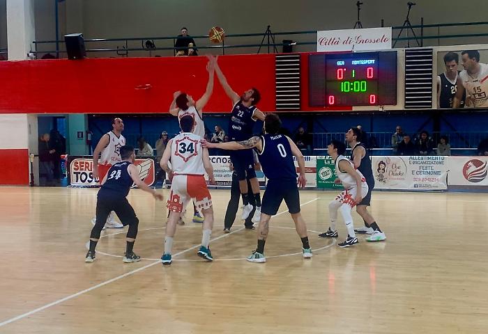 Grosseto, sconfitta casalinga per la Gea Basketball che si arrende al Montespertoli