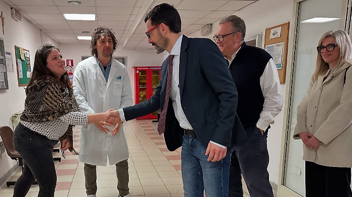 Il dr. Marco Torre in visita alle strutture sanitarie di Pitigliano  e Manciano 