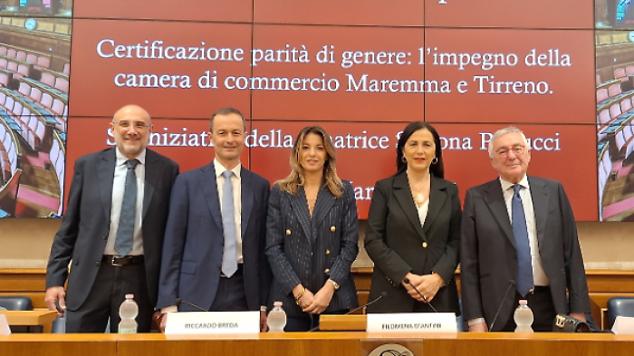 La Camera di commercio della Maremma e del Tirreno ottiene la certificazione per la parità di genere