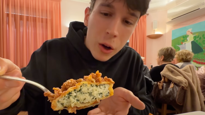 Il foodblogger maremmano Francesco Zini e il tortello della nonna di Lucio Corsi: "Il più buono del mondo!"