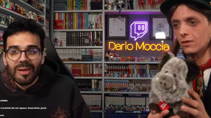 Un momento della live di Dario Moccia e Lucio Corsi