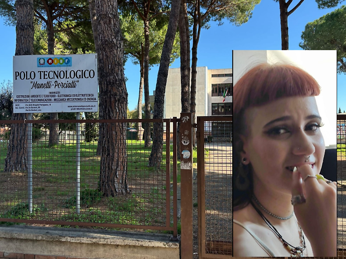 Gli studenti del Polo tecnologico dedicano un minuto di silenzio per Aurora Bellini, la compagna tragicamente scomparsa in gita