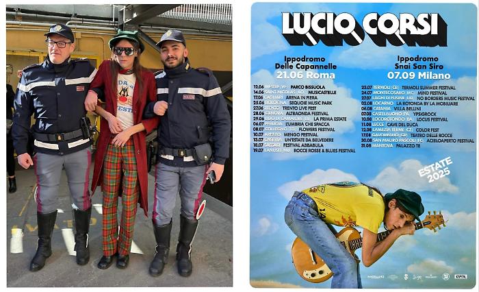 Lucio Corsi annuncia una tappa speciale a Gavorrano in programma nel tour estivo 2025