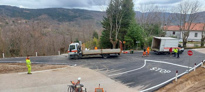 Viabilità Santa Fiora, concluse le opere di ampliamento della strada tra via Matteotti e Poggio Biello