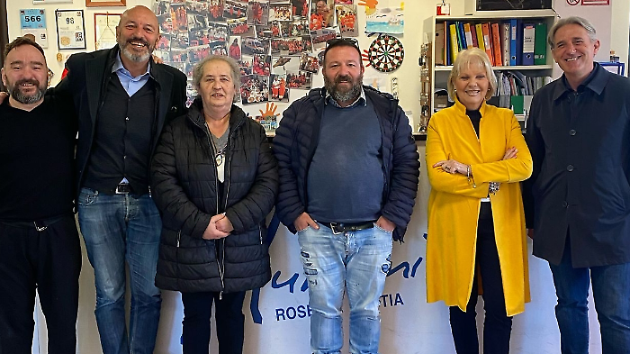 L'onorevole Simiani in visita all'Anpas Humanitas Grosseto