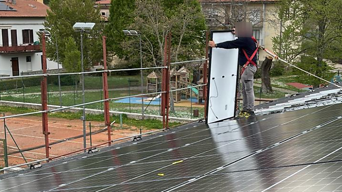 Impianto fotovoltaico sul teatro 'Andrea Camilleri'