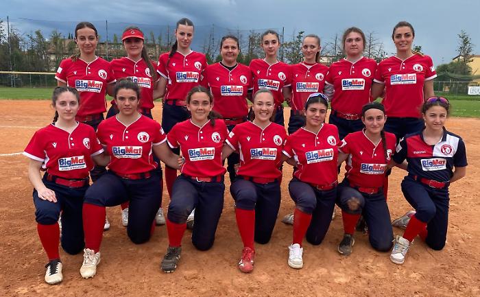 Big Mat Bsc Grosseto, inizio vincente nel campionato di serie B di softball con doppia vittoria dominante
