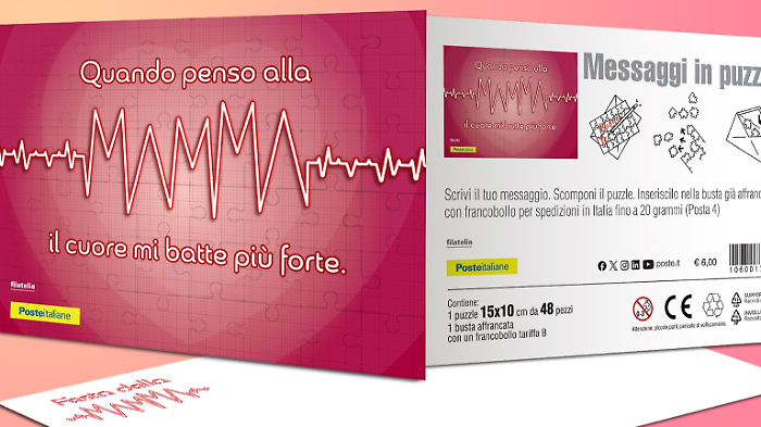 La cartolina di Poste Italiane 
