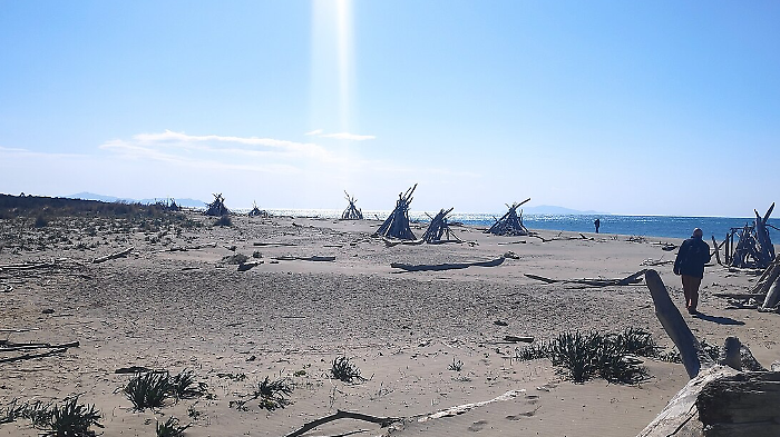La spiaggia di Principina a Mare 