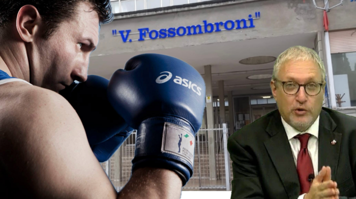 Franco Esposito e Roberto Cammarelle all'ISIS Fossombroni di Grosseto 
