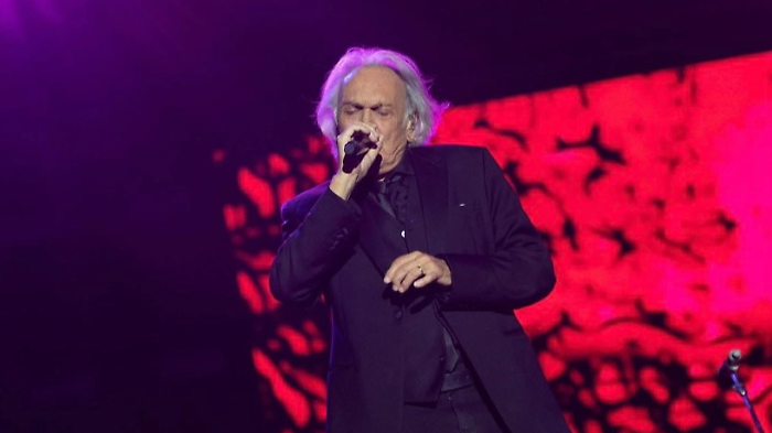 Il cantante Riccardo Fogli