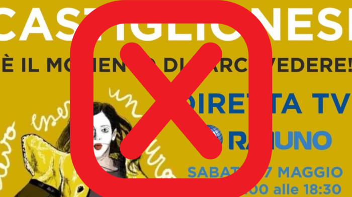 Diretta Rai annullata