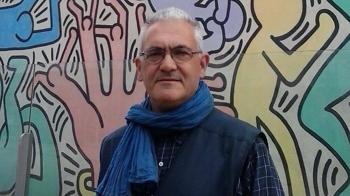 Lo scrittore Tiziano Arrigoni