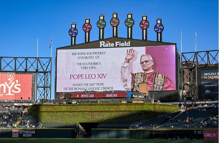 Il tributo dei White Sox a Papa Leone XIV
