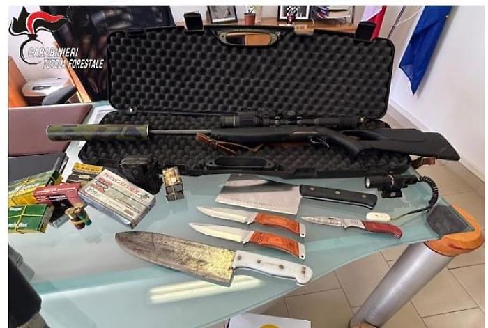 Due cacciatori denunciati in un'operazione anti-bracconaggio: sequestrate armi, munizioni e trappole