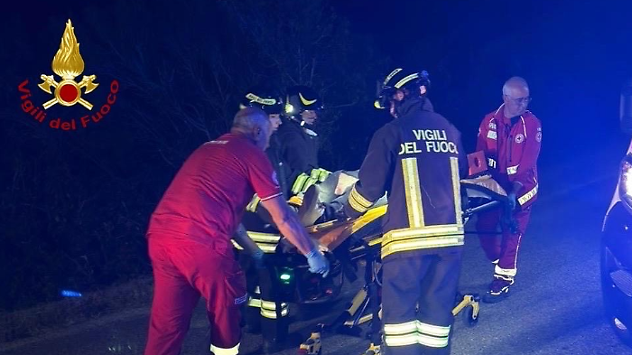 Intervento dei vigili del fuoco di Orbetello 