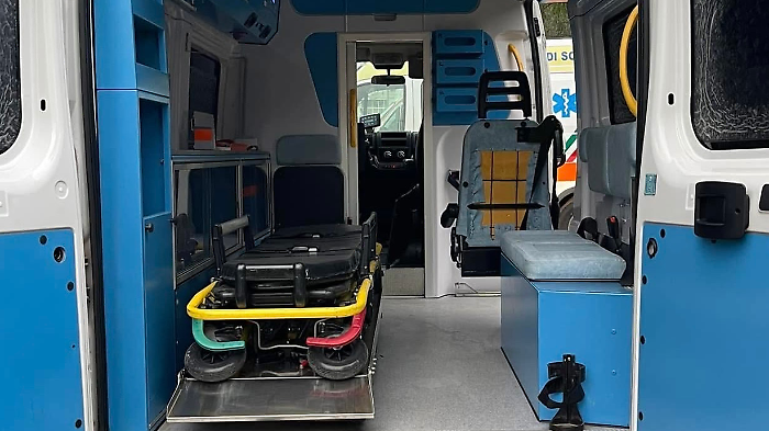 Intervento dell'ambulanza