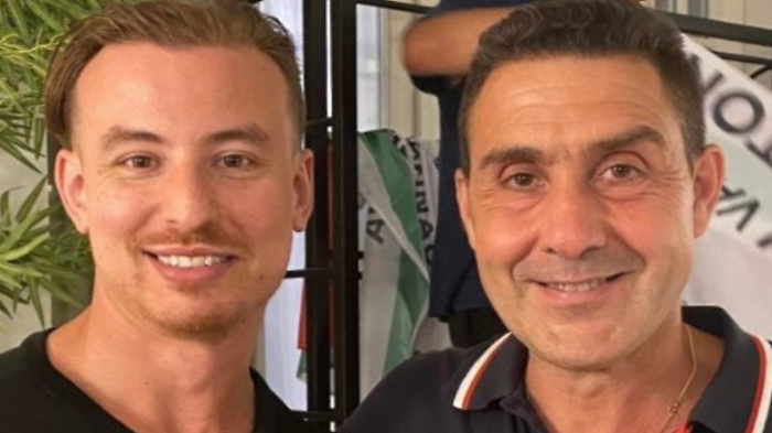 Il consigliere comunale Andrea Vasellini e il generale Roberto Vannacci 
