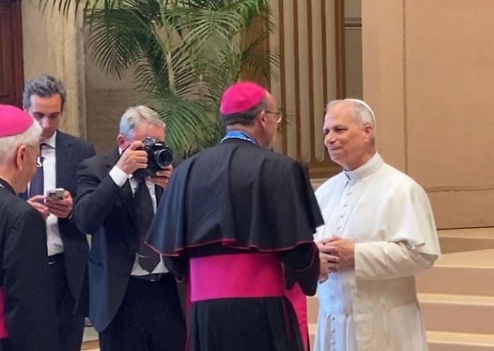 Il vescovo Bernardino in Vaticano da papa Leone XIV: "Dal Santo Padre parole dirette, limpide e preziose"