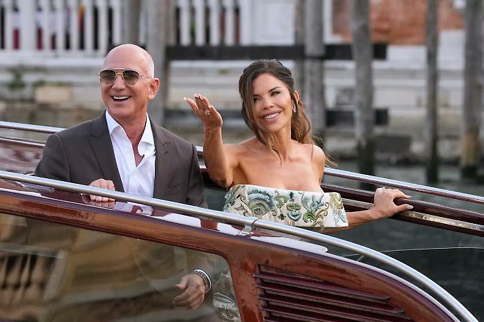 Bezos e Lauren Sanchez