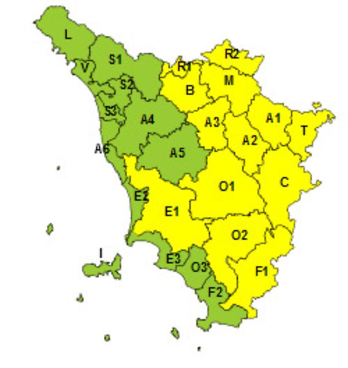 Caldo estremo e pioggia in Maremma, possibilità di temporali nelle zone interne fino a stasera. Scatta l'allerta meteo