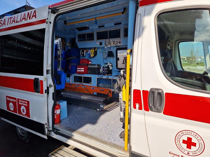 Scontro fra moto e bici alla Trappola, ferito ciclista di 61 anni 