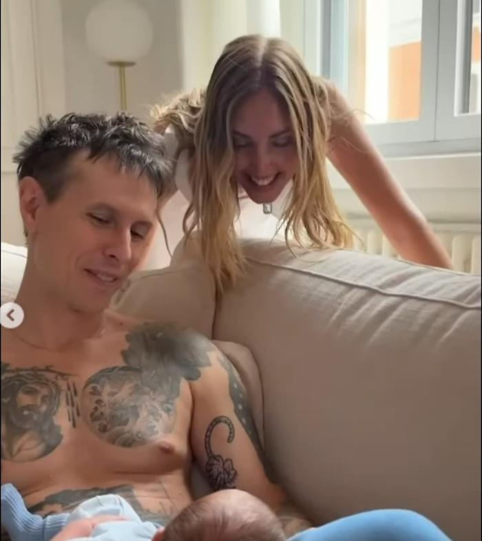 Chiara Ferragni e la visita al piccolo Orlando: "Benvenuto al mondo, la tua zietta già ti ama così tanto".  E' il figlio di Veronica Ferraro e  Davide Simonetta