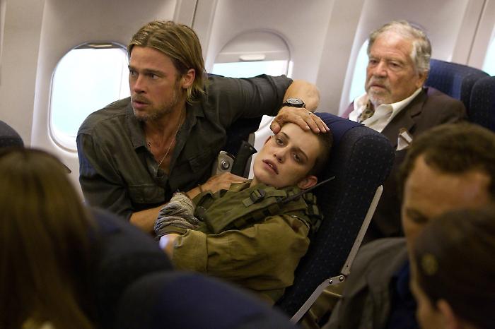 World War Z – La guerra mondiale degli zombi stasera 31 luglio:  con Brad Pitt in una Terra sconvolta da un’epidemia letale 