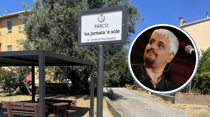 È "Na jurnata 'e sole" a Magliano: il parco pubblico dedicato a Pino Daniele con le sue canzoni