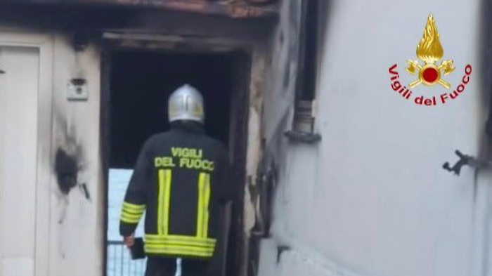 Intervento dei Vigili del fuoco 