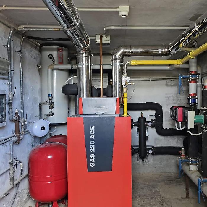 La nuova centrale termica a Castel del Piano