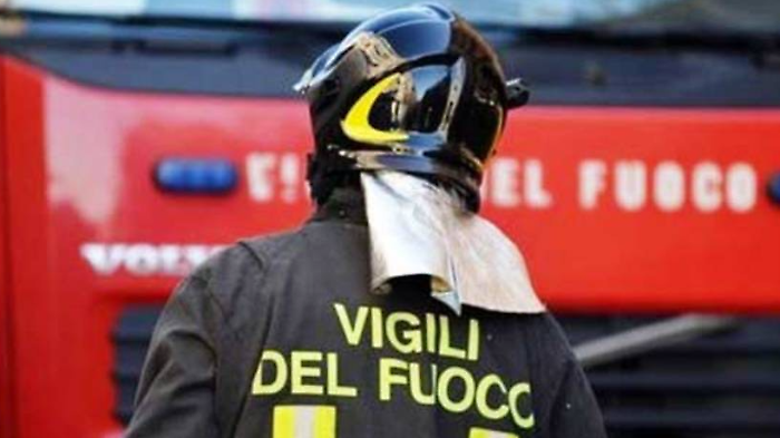 Intervento dei Vigili del fuoco 