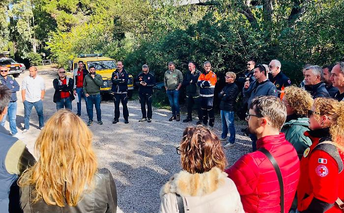 Il sopralluogo tecnico al campeggio Santa Pomata