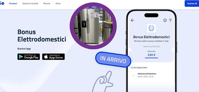 Bonus Elettrodomestici, stavolta ci siamo davvero. Ecco la comunicazione su Io: "In arrivo". Cosa c'&egrave; da sapere