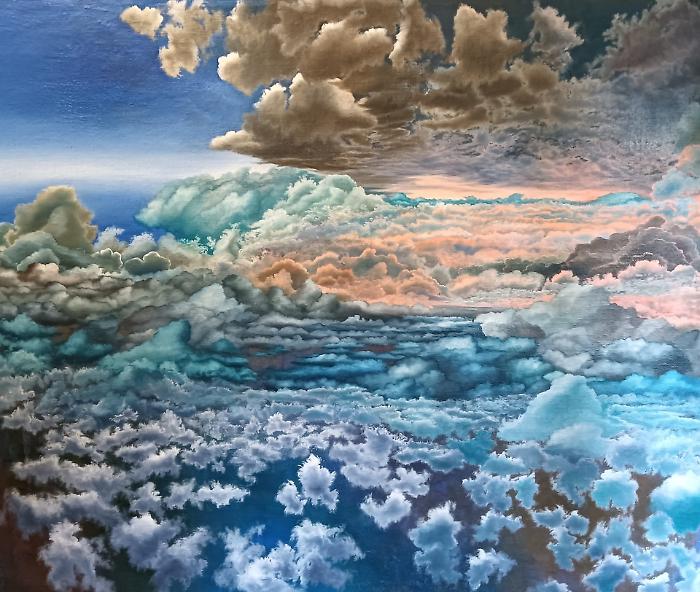 Una delle opere di Mario Patella