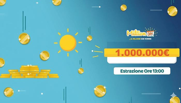 Million Day e Million Day Extra di oggi domenica 9 novembre: le estrazioni e i numeri vincenti