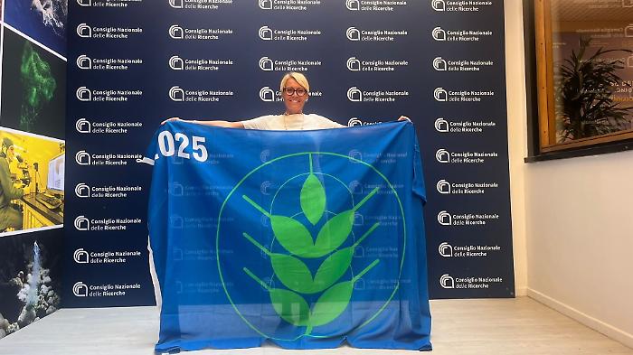 Elena Nappi e la bandiera Spighe Verdi 2025