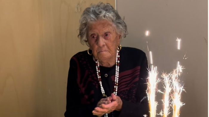 Cento candeline per Maria, un secolo di vita con una grande storia d'amore
