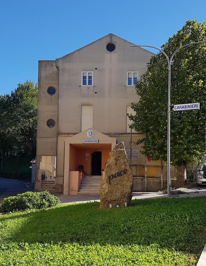 La caserma dei Carabinieri di Cinigiano