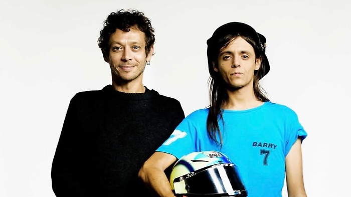 Valentino Rossi e Lucio Corsi