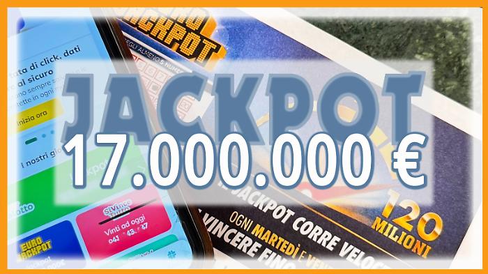 Eurojackpot, i numeri vincenti dell'estrazione di oggi venerdì 28 novembre. Il jackpot sale a 17  milioni