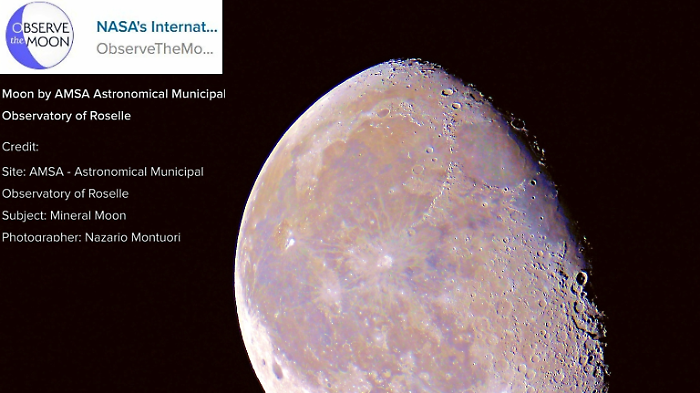 La foto pubblicata sui canali della NASA