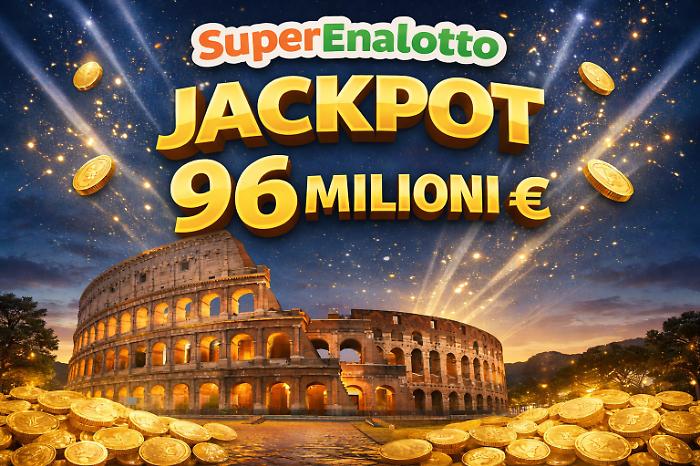 Superenalotto, estrazione straordinaria oggi 22 dicembre:  niente 6, ma un 5 stella da 1,5 milioni. Jackpot a quota 96 milioni