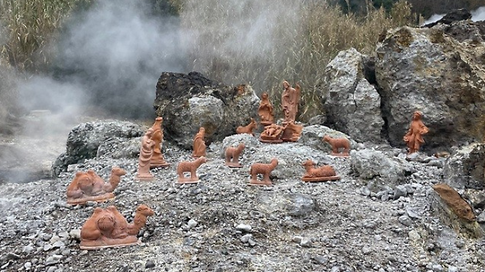 Il presepe del Parco delle Fumarole
