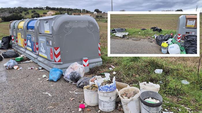 Rifiuti abbandonati in campagna: &laquo;Meno cassonetti e pi&ugrave; incivilt&agrave;, stamani sacchi anche in mezzo alla strada&raquo;