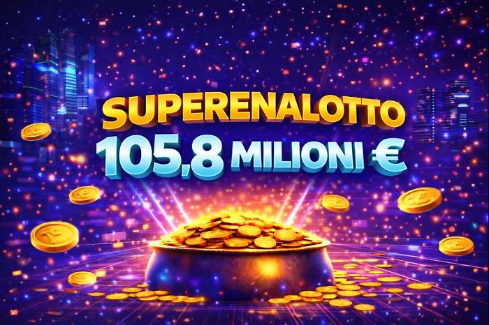 Superenalotto, milioni di italiani col fiato sospeso: il 6 che non arriva e il jackpot che sfonda quota 105 milioni