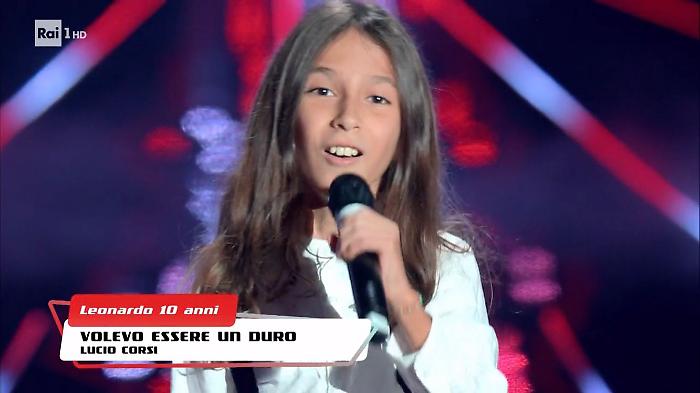 La musica di Lucio Corsi protagonista della serata di The Voice kids: il piccolo Leonardo canta "Volevo essere un duro"